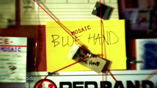 "The Blue Hand" Matchbook